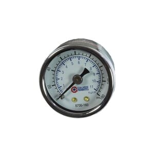 Coilhose® 8700-160 Analog Dry Round Pressure Gauge, 0 to 160 psi Pressure, 1/8 in NPT Connection, 1-1/2 in Dia Dial, +/- 3-2-3 % Accuracy